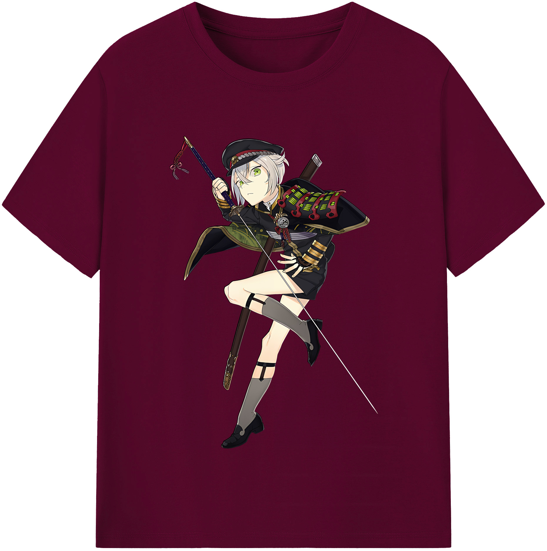 （画像用） 刀剣乱舞 Touken Ranbu レディースカジュアルプリントTシャツ（綿100％）